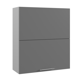 Арка ВПГПМ 800 шкаф верхний с подъемным механизмом высокий (Штукатурка серая/корпус Серый) в Карасуке - karasuk.mebel54.com | фото