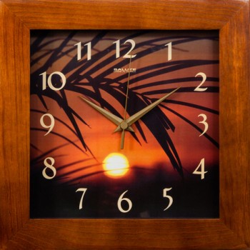 Часы настенные ДС-2АА28-460 ПАЛЬМА в Карасуке - karasuk.mebel54.com | фото