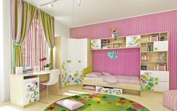 Детская комната Флёр (Белый/корпус Клен) в Карасуке - karasuk.mebel54.com | фото