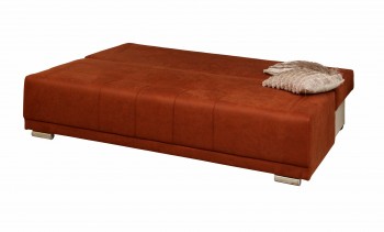 Диван - кровать "Асти" (замша дельта терракота) вариант №2/осн. в Карасуке - karasuk.mebel54.com | фото