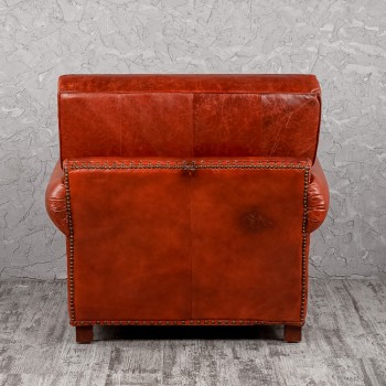 Кресло кожаное Лофт Аристократ (кожа буйвола) в Карасуке - karasuk.mebel54.com | фото