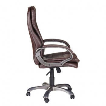 Кресло офисное BRABIX Omega EX-589 (коричневое) в Карасуке - karasuk.mebel54.com | фото