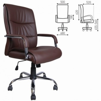 Кресло офисное BRABIX Space EX-508 (коричневый) в Карасуке - karasuk.mebel54.com | фото