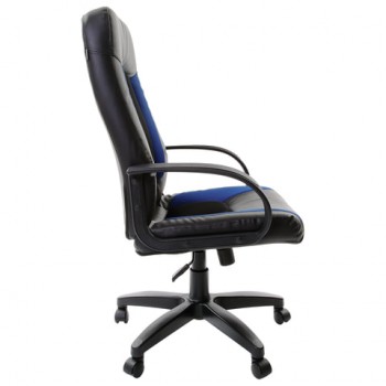 Кресло офисное BRABIX Strike EX-525 (сине-черный) в Карасуке - karasuk.mebel54.com | фото