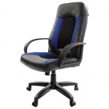 Кресло офисное BRABIX Strike EX-525 (сине-черный) в Карасуке - karasuk.mebel54.com | фото