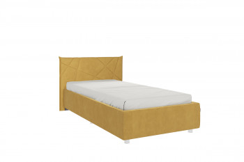 Кровать 0.9 Квест с основанием (Медовый велюр) в Карасуке - karasuk.mebel54.com | фото