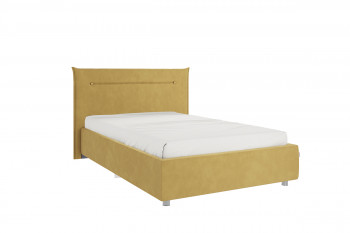 Кровать 1,2 Альба с основанием (Медовый велюр) в Карасуке - karasuk.mebel54.com | фото