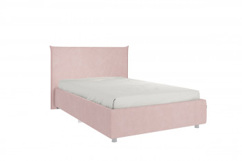 Кровать 1,2 Квест с основанием (Нежно-розовый велюр) в Карасуке - karasuk.mebel54.com | фото