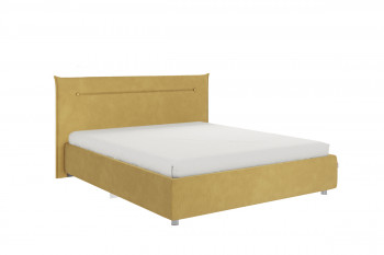 Кровать 1,6 Альба с основанием (Медовый велюр) в Карасуке - karasuk.mebel54.com | фото