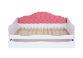 Кровать 170 серии Иллюзия Лайт 1 ящик 89 Розовый (подушки) в Карасуке - karasuk.mebel54.com | фото
