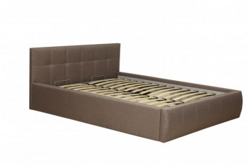 Кровать "Диана" ш. 1400 (Н=1010мм) (жаккард шоколад) в Карасуке - karasuk.mebel54.com | фото