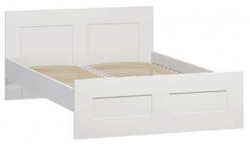 Кровать двухспальная Сириус 1600мм белый в Карасуке - karasuk.mebel54.com | фото
