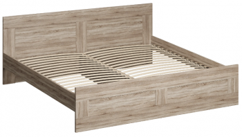 Кровать двухспальная Сириус 1800мм дуб сонома в Карасуке - karasuk.mebel54.com | фото