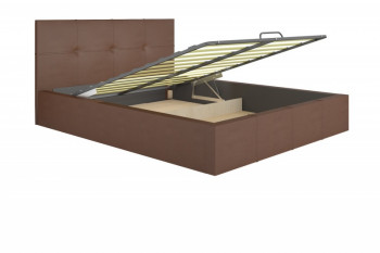 Кровать интерьерная 1,6м с подъемом Милос Атлант в Карасуке - karasuk.mebel54.com | фото