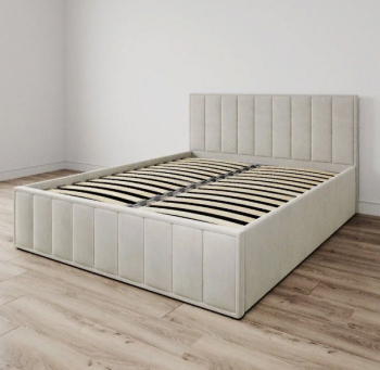 Кровать Лана 1,6 Бежевый Софт в Карасуке - karasuk.mebel54.com | фото