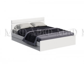 Кровать Нэнси New 1,4м (Белый/белый глянец) в Карасуке - karasuk.mebel54.com | фото