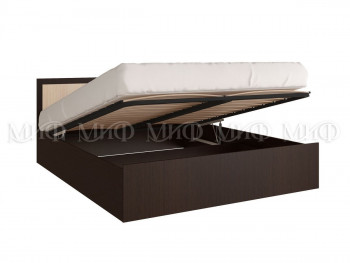 Кровать с подъемным механизмом 1,4 Фиеста (Венге/Дуб беленый) в Карасуке - karasuk.mebel54.com | фото