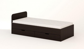 Кровать с ящиками 900 (Венге) в Карасуке - karasuk.mebel54.com | фото