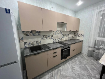 Модульная кухня Норд 2,5 м (Софт какао/Белый) в Карасуке - karasuk.mebel54.com | фото