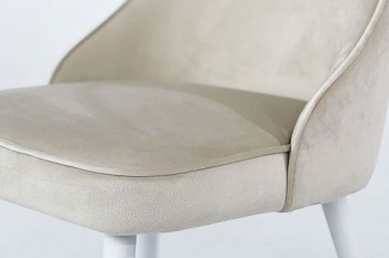 Набор стульев Милан 2 шт (пломбир велюр/белый) в Карасуке - karasuk.mebel54.com | фото