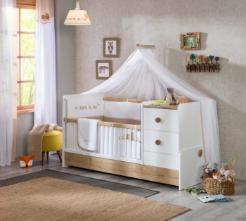NATURA BABY Детская кровать-трансформер 2 20.31.1016.00 в Карасуке - karasuk.mebel54.com | фото