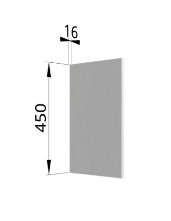 Панель торцевая (для шкафа горизонтального высокого) ВПГ Монца, Ройс (Кварц черный) в Карасуке - karasuk.mebel54.com | фото
