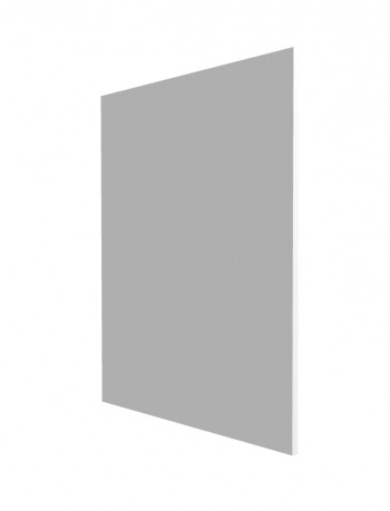 Панель торцевая С Ройс (для шкафов нижних) Белый софт в Карасуке - karasuk.mebel54.com | фото