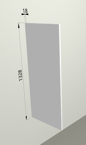 Панель ТП14 (для пеналов) Grey в Карасуке - karasuk.mebel54.com | фото