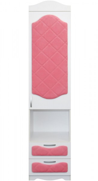 Пенал с ящиками серии Иллюзия 89 Розовый в Карасуке - karasuk.mebel54.com | фото