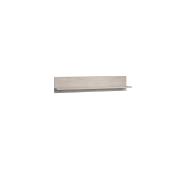 Полка навесная Саманта Дуб харбор белый в Карасуке - karasuk.mebel54.com | фото