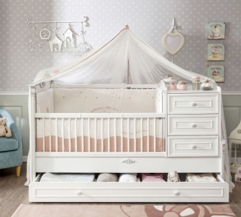 ROMANTIC BABY Детская кровать-трансформер 20.21.1015.00 в Карасуке - karasuk.mebel54.com | фото