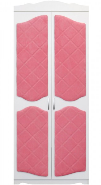 Шкаф 2-х створчатый серии Иллюзия 89 Розовый в Карасуке - karasuk.mebel54.com | фото