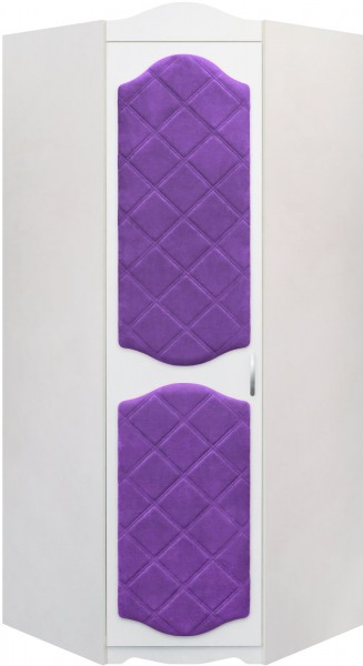 Шкаф угловой Иллюзия 32 Фиолетовый в Карасуке - karasuk.mebel54.com | фото