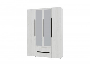 Шкаф 4-х створчатый с ящиками и зеркалами Вега (Прованс) в Карасуке - karasuk.mebel54.com | фото