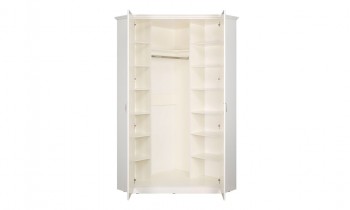 Шкаф для одежды 13.124 Ливерпуль (Белый, ясень ваниль НМ-1012-100 ПВХ) в Карасуке - karasuk.mebel54.com | фото