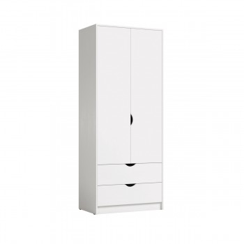 Шкаф для одежды 13.327 Уна (Белый) в Карасуке - karasuk.mebel54.com | фото