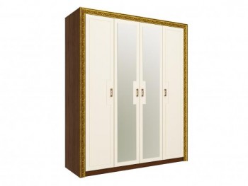 Шкаф комбинированный "Айрум" (дуб кальяри/белый/зеркало/1744) в Карасуке - karasuk.mebel54.com | фото