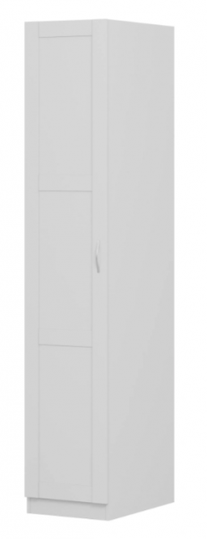 Шкаф однодверный Пегас сборный белый в Карасуке - karasuk.mebel54.com | фото