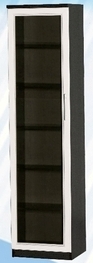 Шкаф средний со стеклодверью ДЛЯ ГОСТИНОЙ ШСС-450 Венге/Дуб выбеленный в Карасуке - karasuk.mebel54.com | фото