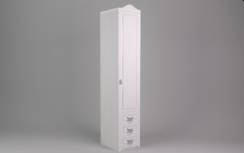 Шкаф угловой Бэлла с ящиками (Выбеленное дерево/Белый) в Карасуке - karasuk.mebel54.com | фото