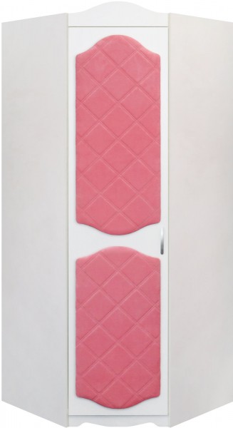 Шкаф угловой Иллюзия 89 Розовый в Карасуке - karasuk.mebel54.com | фото
