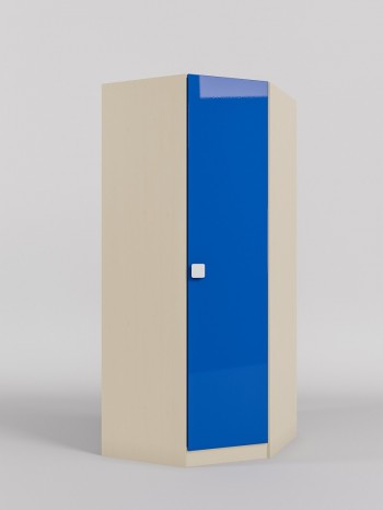 Шкаф угловой (угловая секция) Скай люкс (Синий/корпус Клен) в Карасуке - karasuk.mebel54.com | фото