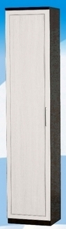 Шкаф высокий ДЛЯ ГОСТИНОЙ ШВ-450 Венге/Дуб выбеленный в Карасуке - karasuk.mebel54.com | фото