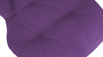 Стул «Elvis» Т7 (Черный муар/Велюр S002 фиолетовый) в Карасуке - karasuk.mebel54.com | фото