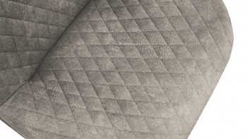 Стул «Оливер» К1С Черный муар/Микровелюр Wellmart Latte в Карасуке - karasuk.mebel54.com | фото