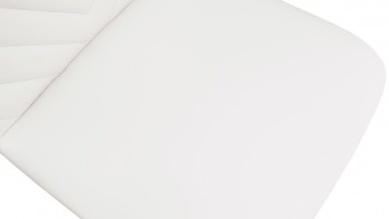 Стул «Шерри» К1С Черный муар/Кож зам Polo White в Карасуке - karasuk.mebel54.com | фото