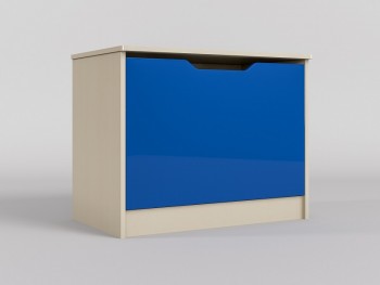 Ящик для игрушек Скай люкс (Синий/корпус Клен) в Карасуке - karasuk.mebel54.com | фото