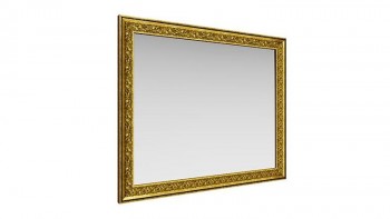 Зеркало навесное "Айрум"/(дуб кальяри / профиль: золото с орнаментом) в Карасуке - karasuk.mebel54.com | фото