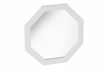 Зеркало навесное Калгари Белый матовый в Карасуке - karasuk.mebel54.com | фото